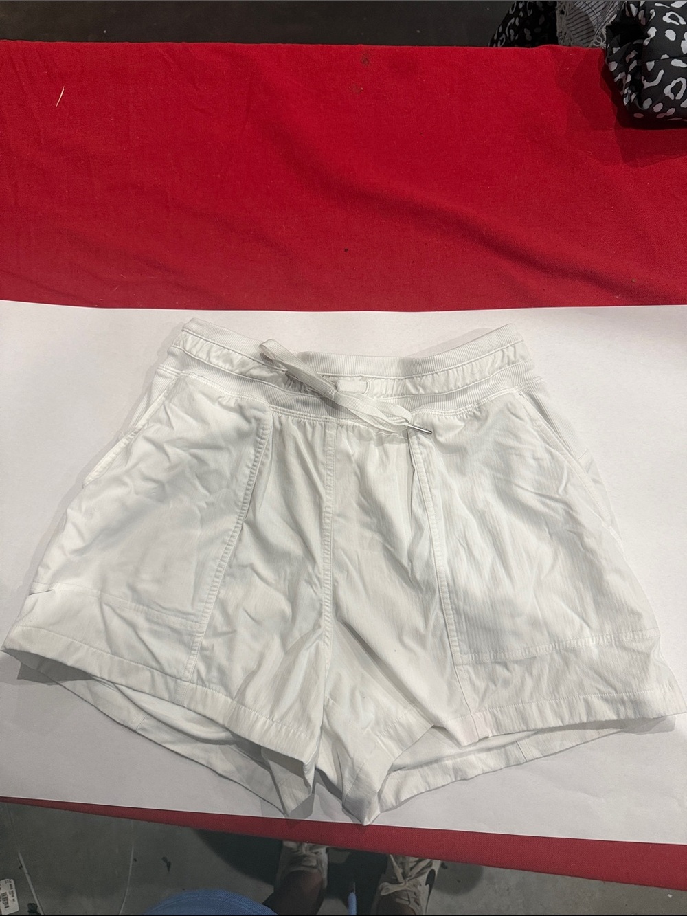 lululemon athletica White Athletic Drawstring Shorts
